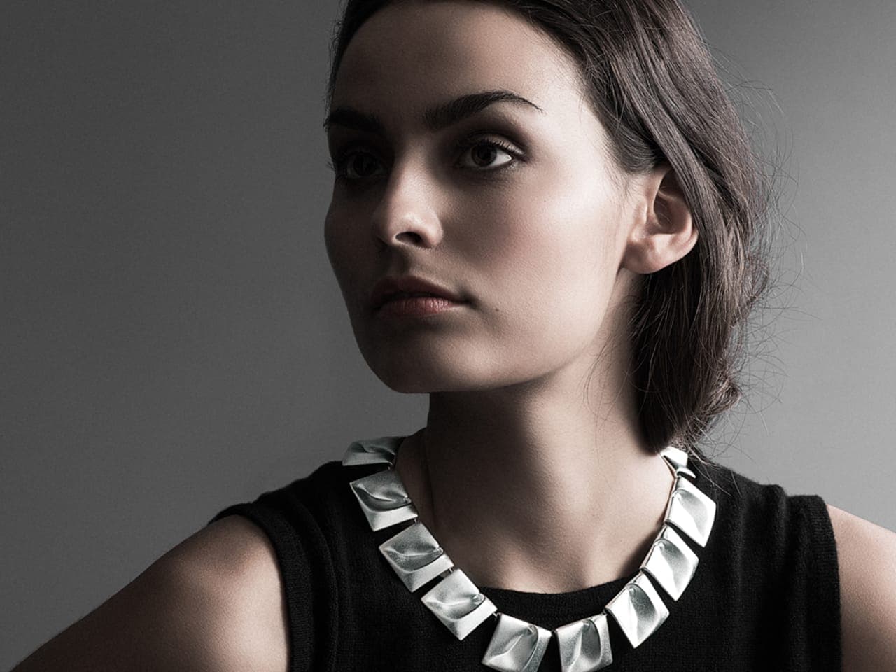 Planetoid Valleys necklace by Björn Weckström