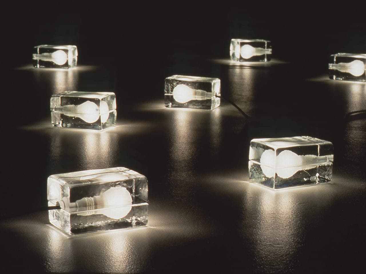 Block lamp by Harri Koskinen