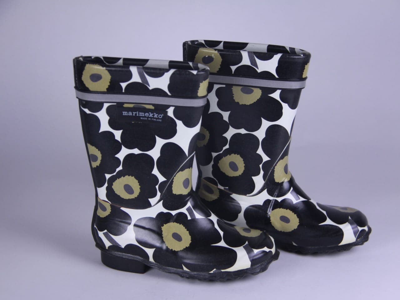 Unikko rubber boots by Marimekko